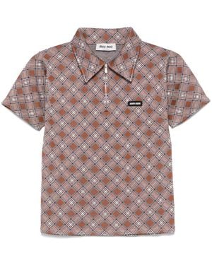 Miu Miu Polo - Marrone