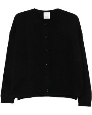Allude Cardigan Con Bottoni - Nero
