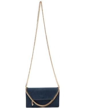 Stella McCartney Borsa A Tracolla Falabella Con Rifinitura A Catena - Bianco