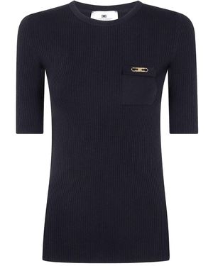 Elisabetta Franchi Maglia Nera - Blu