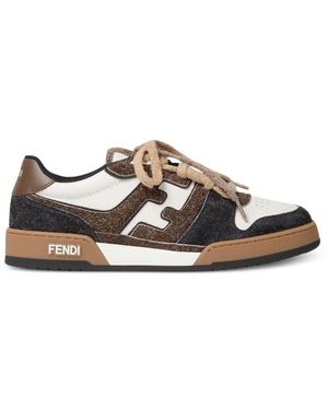 Fendi Sneakers Match - Bianco