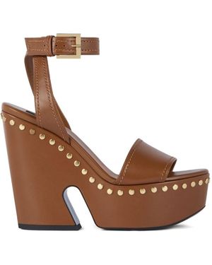 Givenchy Sandali Con Borchie 95Mm - Marrone