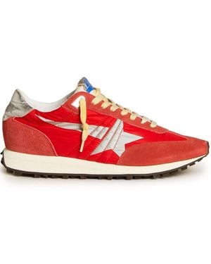 Golden Goose Sneakers Marathon Con Inserti - Rosso