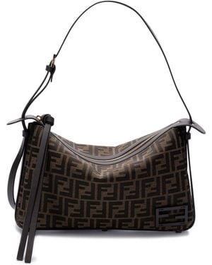 Fendi Borsa A Spalla Simply Media - Nero