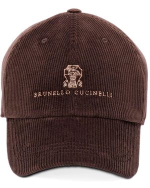 Brunello Cucinelli Cappello Da Baseball - Marrone