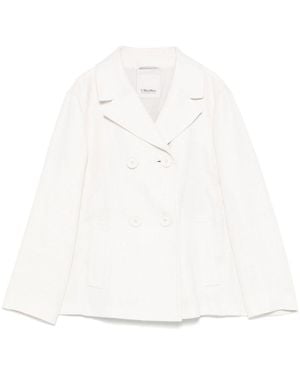 Max Mara 'S Max Maragiacca Doppiopetto - Bianco