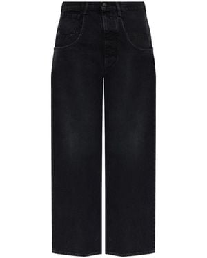 Maison Margiela Jeans A Gamba Dritta - Nero