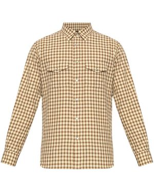 Tom Ford Camicia A Quadri - Neutro