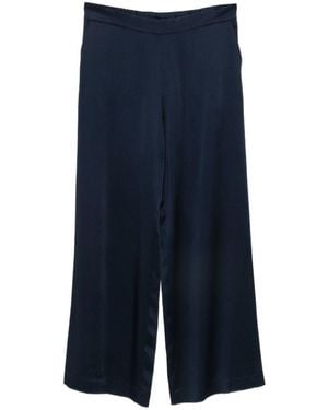 Clips Pantaloni A Gamba Larga Con Elastico - Blu