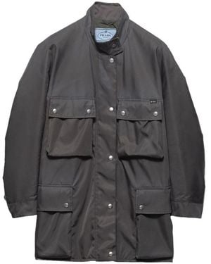 Prada Giacca Re-Nylon - Grigio