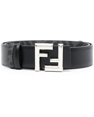 Fendi Cintura Reversibile - Nero