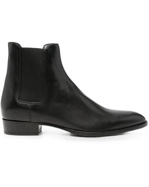 Saint Laurent Stivaletti Chelsea Wyatt - Nero