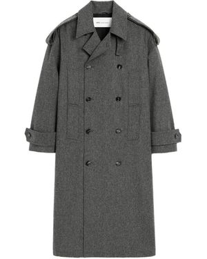 Ami Paris Trench Coat - Grigio
