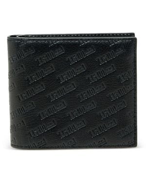 DIESEL Portafoglio Bi-Fold Con Logo Goffrato - Nero