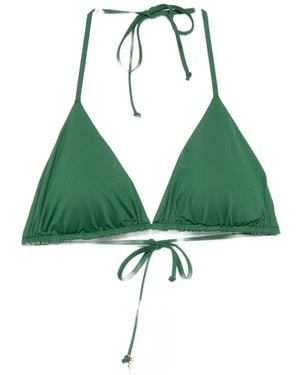 Fisico Solo Top Bikini A Triangolo Con Allacciatura Al Collo - Verde