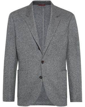 Brunello Cucinelli Blazer Monopetto - Grigio