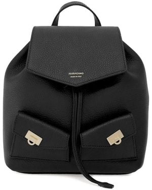 Ferragamo Zaino Hug Mini - Nero