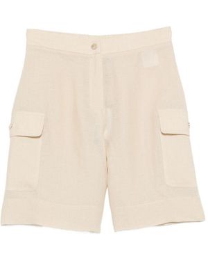 Clips Pantaloncini Con Dettagli A Tasca - Neutro
