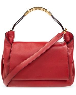 Moschino Handle Me Hobo Bag - Red