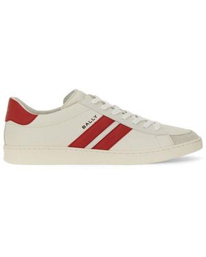 Bally Round Toe Lace-Up Sneakers - Multicolour
