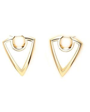 McQueen Arrow Earrings - Metallic