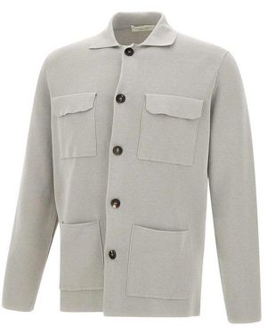FILIPPO DE LAURENTIIS Button-Up Jacket - Gray