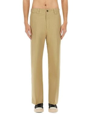 Visvim Relaxed Fit Pants - Natural