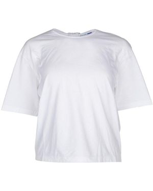 Jacob Cohen Knot Detailed Jersey T-Shirt - White