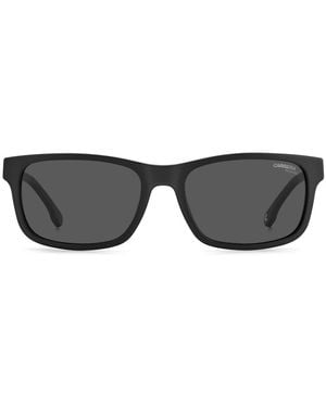 Carrera Rectangular Frame Full Rim Sunglasses - Black