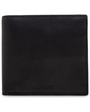 AllSaints Logo Embossed Bifold Wallet - Black