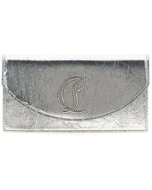 Christian Louboutin Loubi54 Clutch Bag - Grey