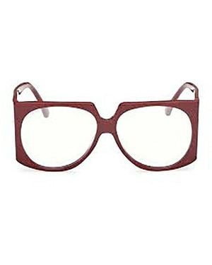 Max Mara Square Frame Glasses - Red