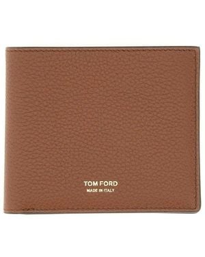 Tom Ford Classic Bi-Fold Wallet - Brown