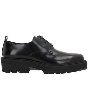 Givenchy Squared-Toe Lace-Up Shoes - Black