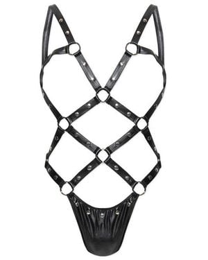 DSquared² Studded One-Piece Swimsuit - Black