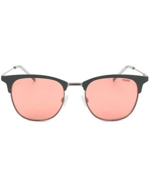 BOSS Eyebrow Frame Sunglasses - Pink