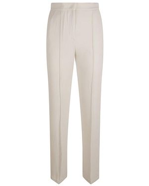 Max Mara Dinda Wide Leg Pants - White