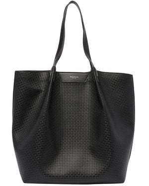 Serapian Vertical Secret Tote Bag - Black