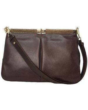 Borbonese 5Pm Crossbody Medium Bag - Brown