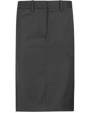 Helmut Lang Sheath Skirt - Grey