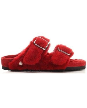 Birkenstock Arizona 1774 Buckled Sandals - Red