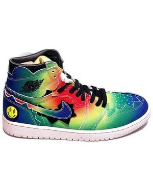 Nike Air 1 Retro High Og Lace-Up Trainers - Green