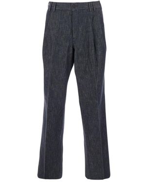 PT Torino Tailored Pence Pants - Blue