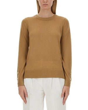 MICHAEL Michael Kors Wool Jersey - Natural