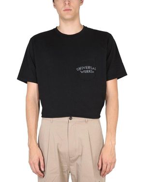 Universal Works｜SHORT-SLEEVED ROUND NECK T-SHIRTS (PRIN Universal Works Short Sleeve Tshirt Tee | eBay