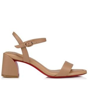 Christian Louboutin Miss Jane Sandals - Natural