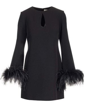 P.A.R.O.S.H. Long-Sleeved Mini Dress - Black