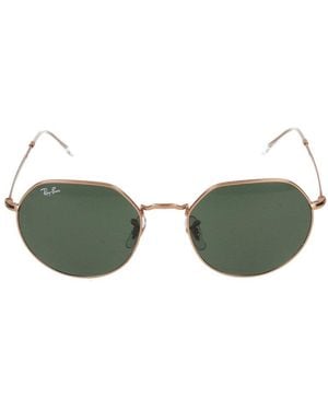 Ray-Ban Jack Irregular Frame Sunglasses - Green
