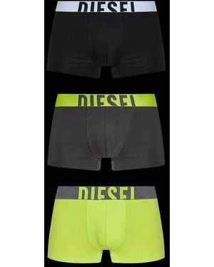 DIESEL Damien-D-Pop-40 Pack Of Three Boxers - Black