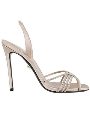 ALEVI Strappy Slingback Sandals - Metallic